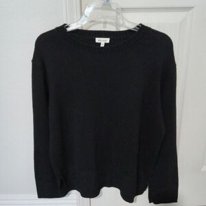 Ella Moss Classic Black Crew Neck Sweater